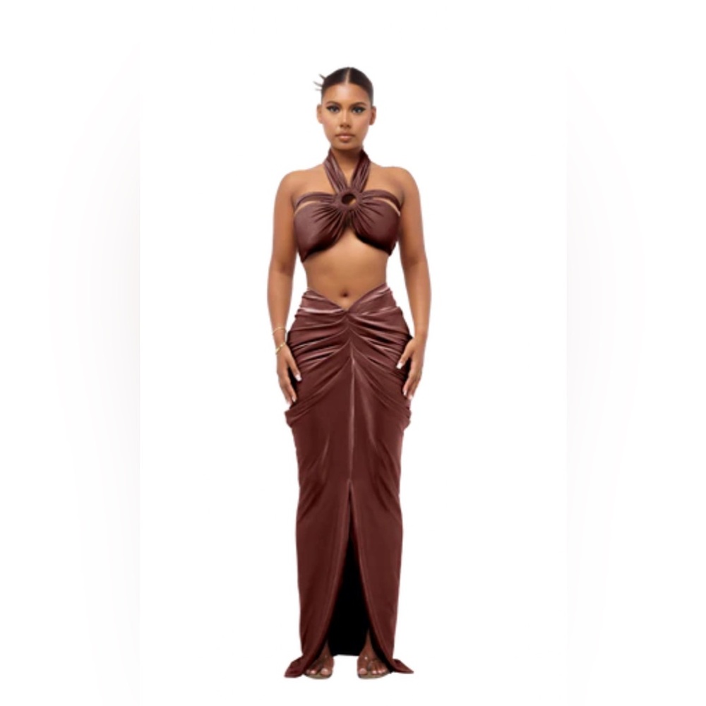 Coucoo Laucala Skirt Set - Wilted Rose